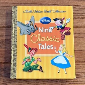 Little Golden Books Disney Nine Classic Tales Book